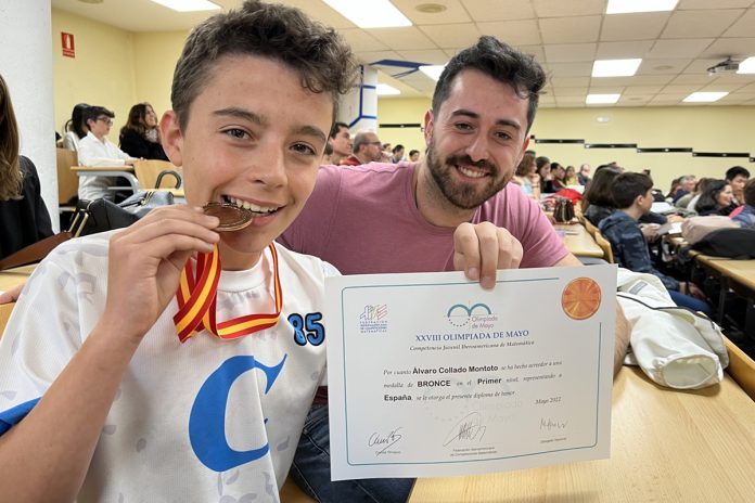 Álvaro Collado, joven vecino de Alcorcón, recibe un premio internacional de matemáticas