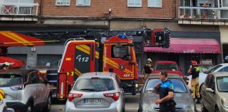 Bomberos de Alcorcón acuden al rescate de una anciana
