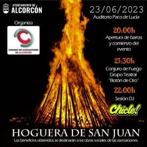 Alcorcón celebra este viernes la Noche de San Juan con hogueras y música en directo