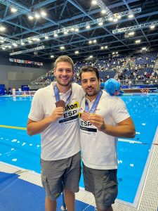 Los vecinos de Alcorcón Álex Bustos y Alberto Barroso ganan el bronce en el Mundial de waterpolo