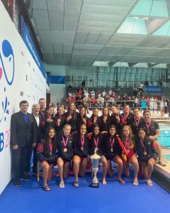 Daniela Pajares, del Ciudad Alcorcon, campeona de Europa de Waterpolo