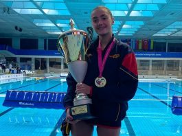 Daniela Pajares, del Ciudad Alcorcon, campeona de Europa de Waterpolo