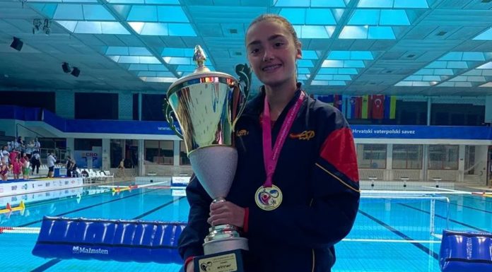 Daniela Pajares, del Ciudad Alcorcon, campeona de Europa de Waterpolo