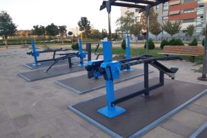 Los gimnasios al aire libre de Alcorcón triunfan en el sur de Madrid 
