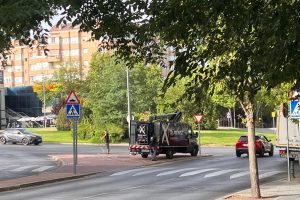 Comienza la instalación de las luces en Alcorcón para las fiestas patronales