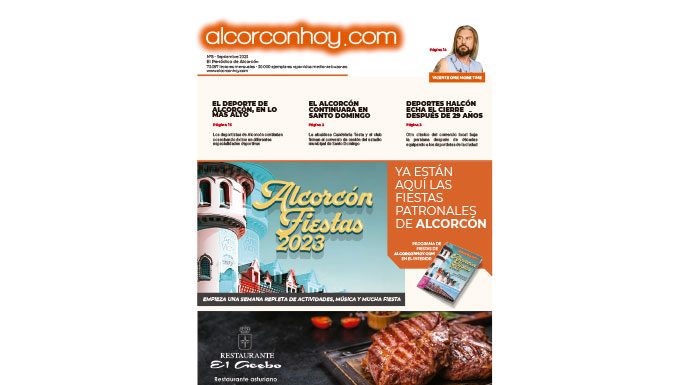 Periódico Alcorcón, septiembre 2023 Periódico alcorconhoy - Septiembre 2023, tu periódico de Alcorcón