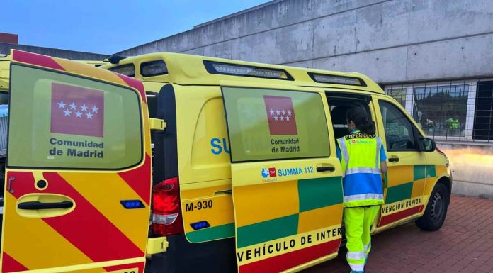 Atendido un hombre en parada cardiorrespiratoria en Alcorcón