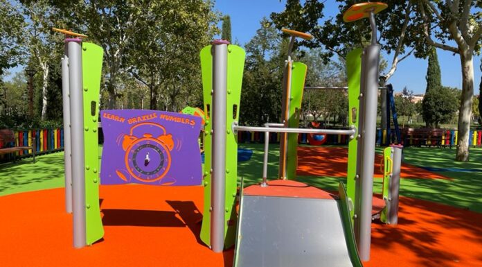 Inaugurado el área infantil accesible del Parque Alfredo Nobel de Alcorcón