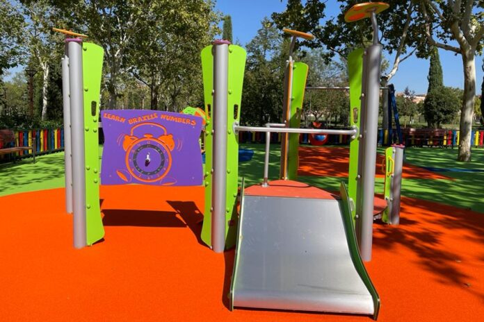 Inaugurado el área infantil accesible del Parque Alfredo Nobel de Alcorcón