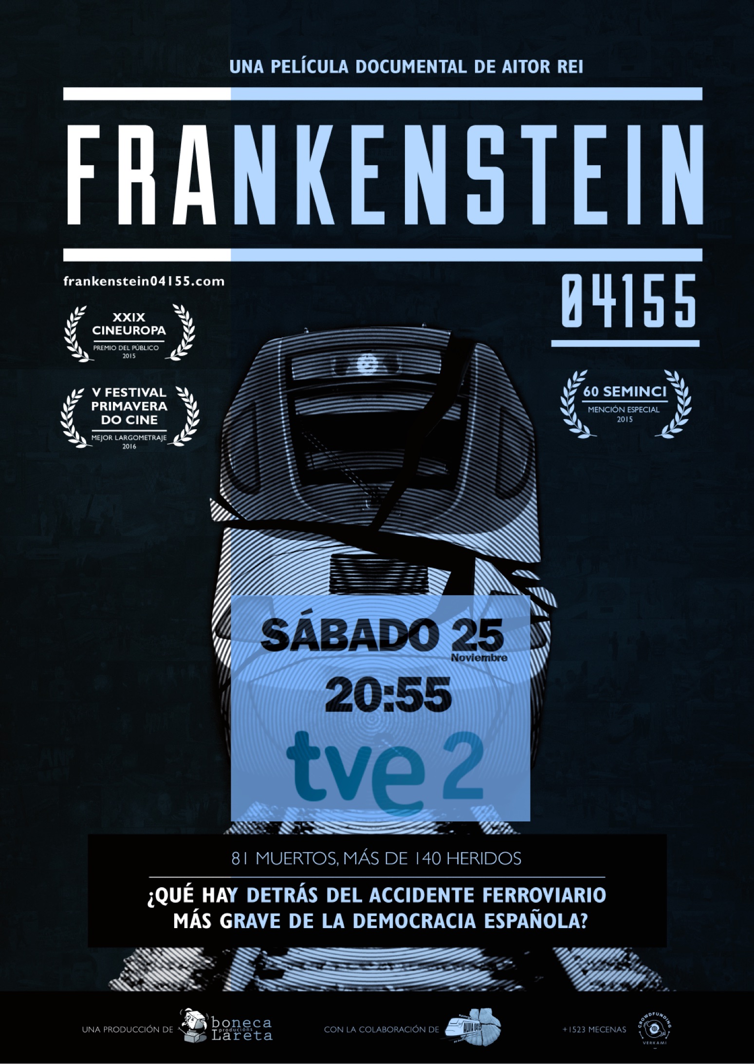 La 2 emitirá un documental sobre el accidente ferroviario de Santiago con un vecino de Alcorcón fallecido