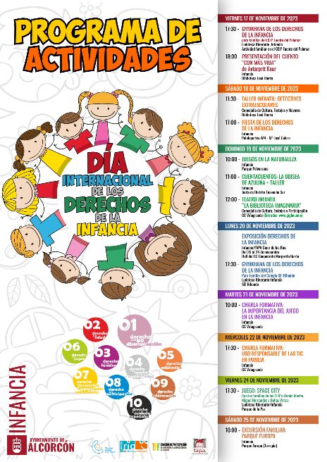 Programan en Alcorcón numerosas actividades por el Día Mundial del Niño