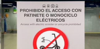 Prohibido el acceso al transporte público con patinetes eléctricos en Alcorcón y el resto de la región