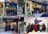 Vox Alcorcón visita a los diferentes establecimientos de Blackcorcón Friday