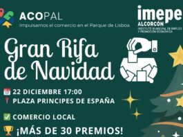 La Asociación de comerciantes y hosteleros de Parque Lisboa organiza la Gran Rifa de Navidad de Alcorcón