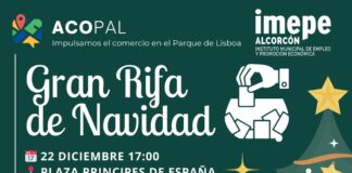 La Asociación de comerciantes y hosteleros de Parque Lisboa organiza la Gran Rifa de Navidad de Alcorcón