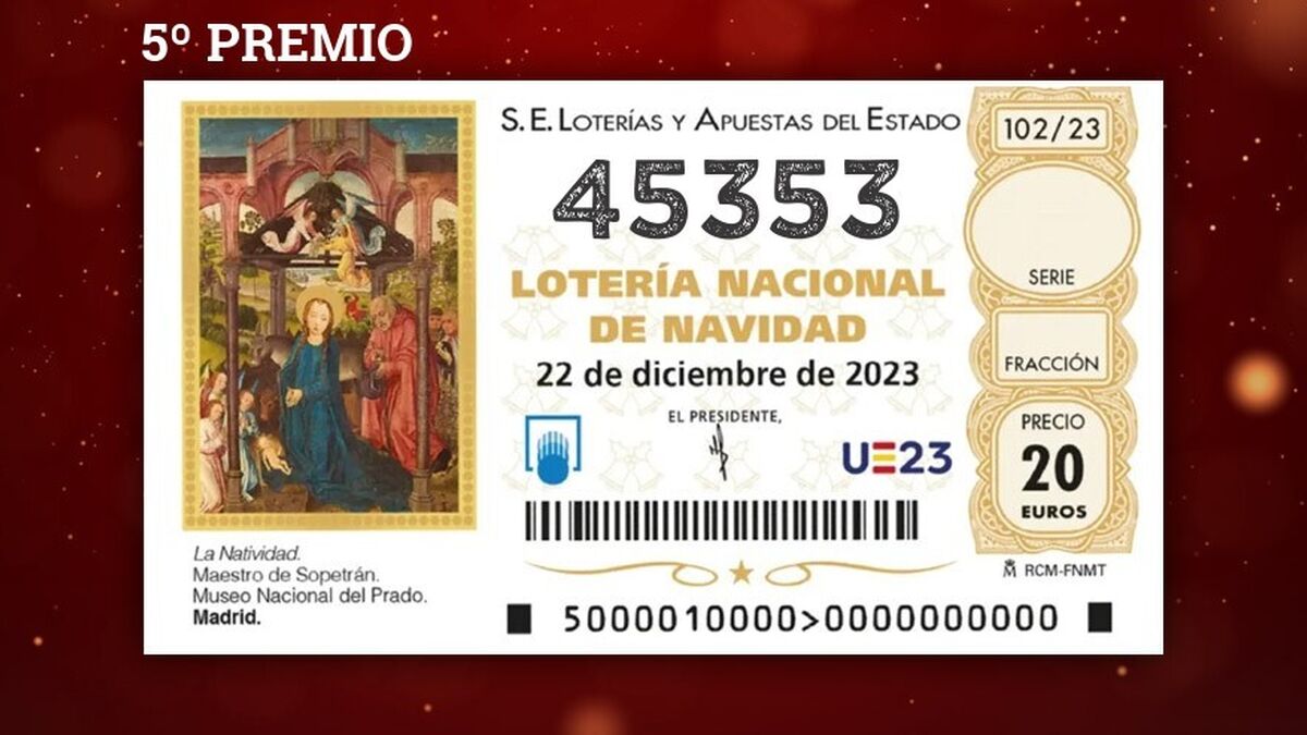 Estos son los números premiados en la Lotería de Navidad en Alcorcón