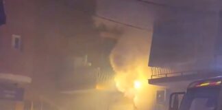 Un incendio en una vivienda deja a un vecino de Alcorcón hospitalizado