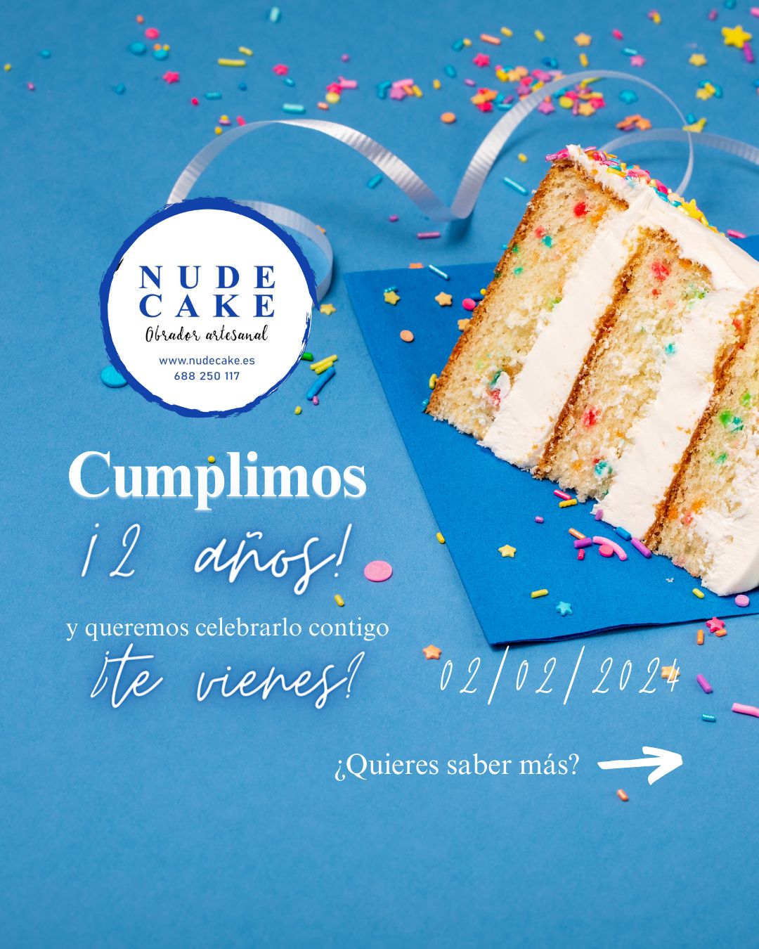 Nude Cake celebra su segundo aniversario en Alcorcón por todo lo alto