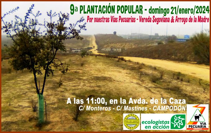 Ecologistas en Acción convoca una nueva plantación popular en Alcorcón