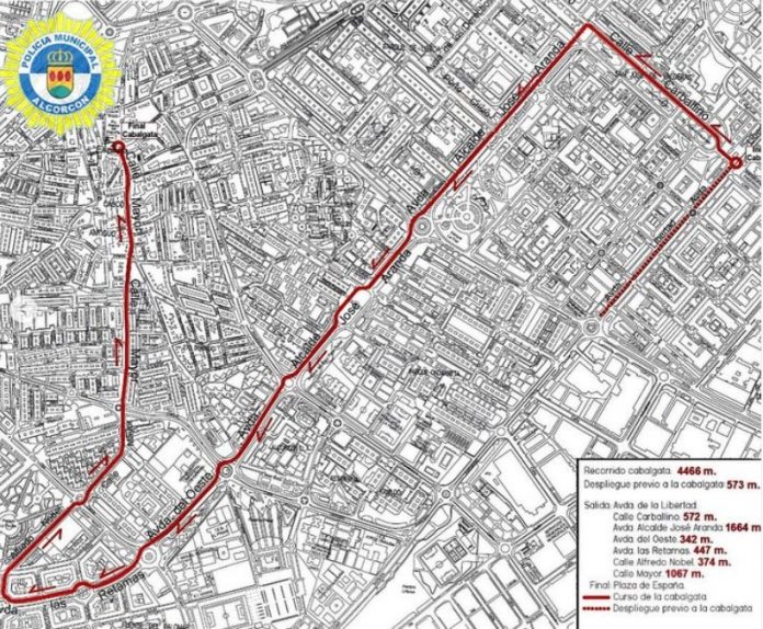 Horario y recorrido de la Cabalgata de Alcorcón 2024