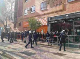 Los ultras del Real Zaragoza provocan altercados en Alcorcón