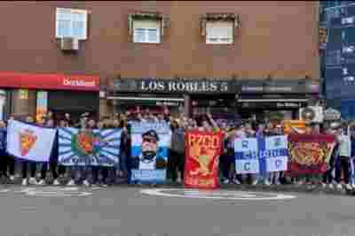 Los ultras del Real Zaragoza provocan altercados en Alcorcón