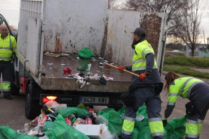 ESMASA analiza los residuos de Alcorcón para mejorar la calidad del reciclaje