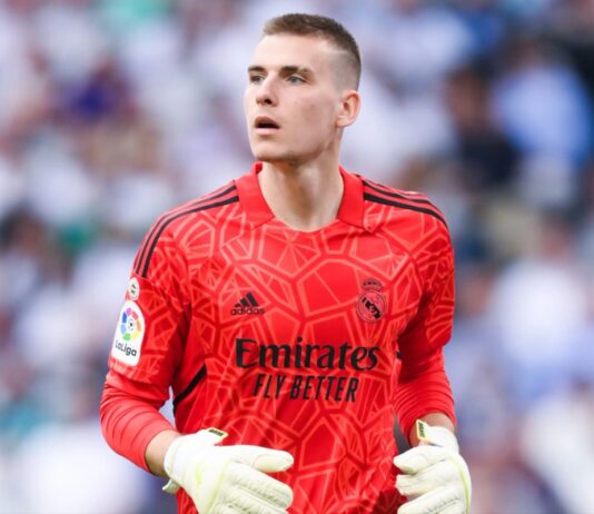 Andriy Lunin y su visita solidaria a Alcorcón