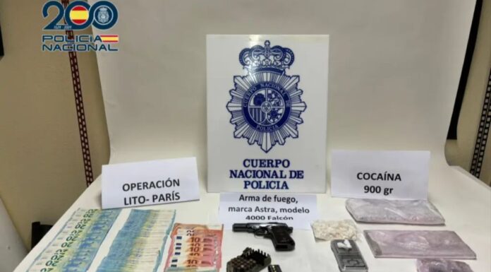 Requisan más de 150.000 euros, un arma de fuego y cocaína rosa en Alcorcón