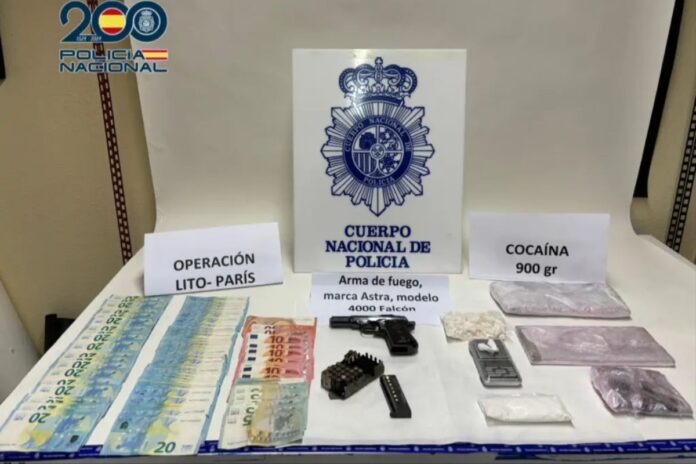 Requisan más de 150.000 euros, un arma de fuego y cocaína rosa en Alcorcón