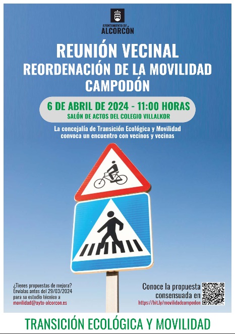 Avances en la propuesta de reordenación vial del barrio de Campodón en Alcorcón