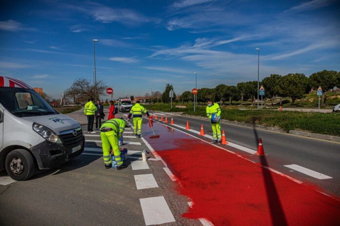 Alcorcón completa el anillo ciclista en el Ensanche Sur