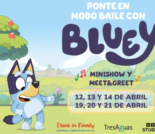 Diversión infantil en el evento de Bluey del Centro Comercial TresAguas de Alcorcón
