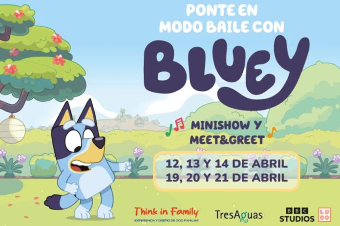 Diversión infantil en el evento de Bluey del Centro Comercial TresAguas de Alcorcón