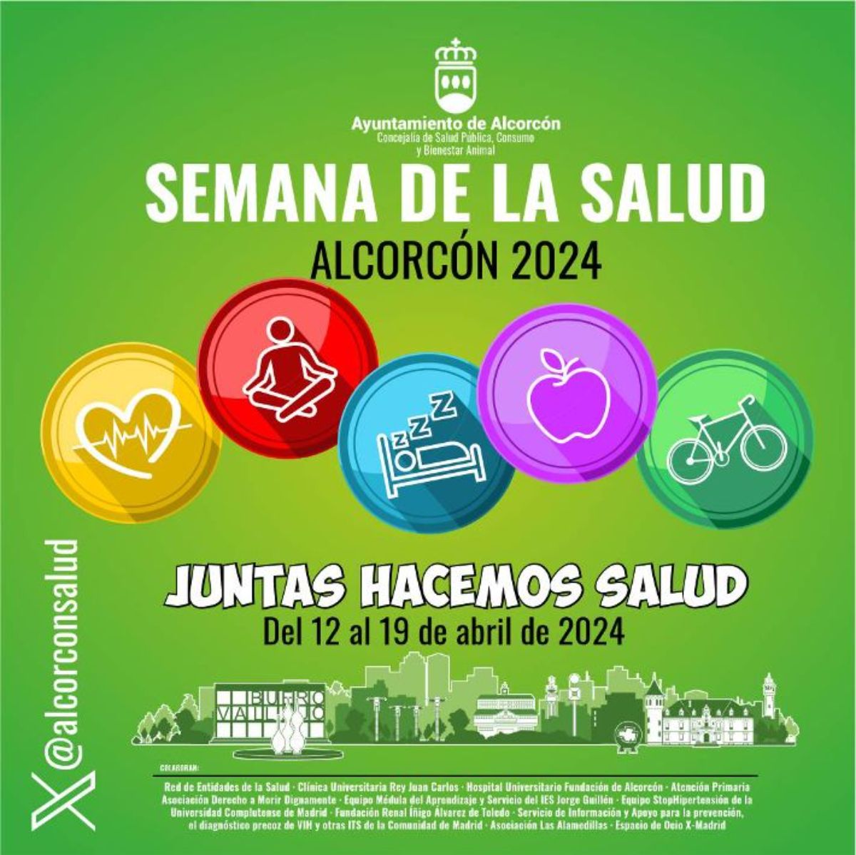 Así se conmemorará la Semana de la Salud en Alcorcón