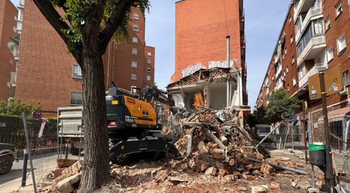 Llevan a cabo la demolición de la Soledad, mítica churrería de Alcorcón