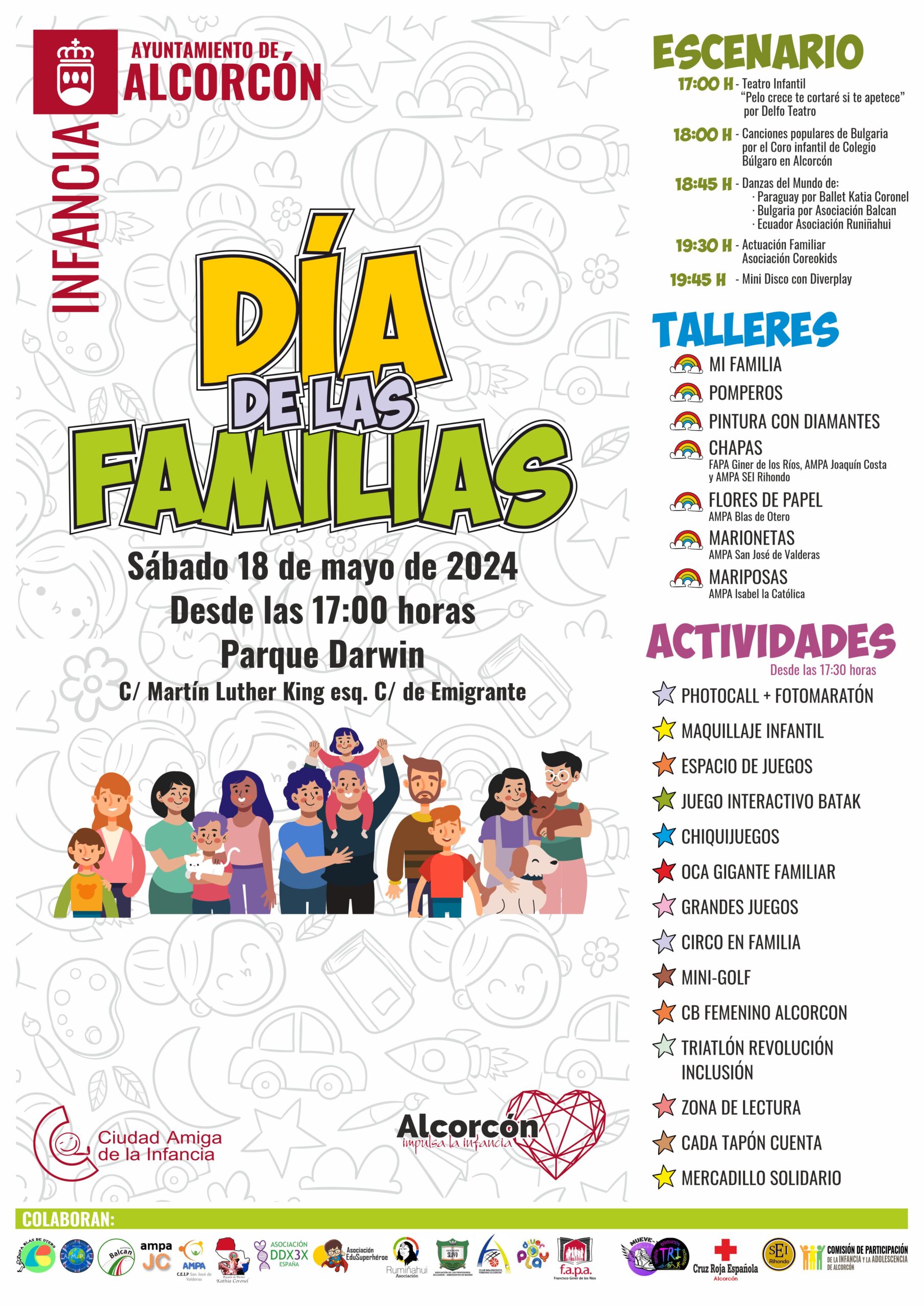 Lluvia de actividades en Alcorcón por el Día de las Familias