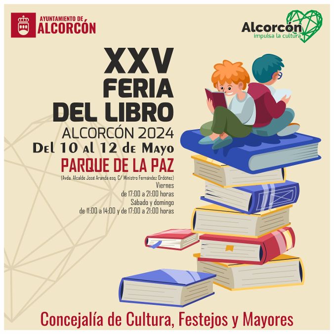 La Feria del Libro regresa a Alcorcón por todo lo alto