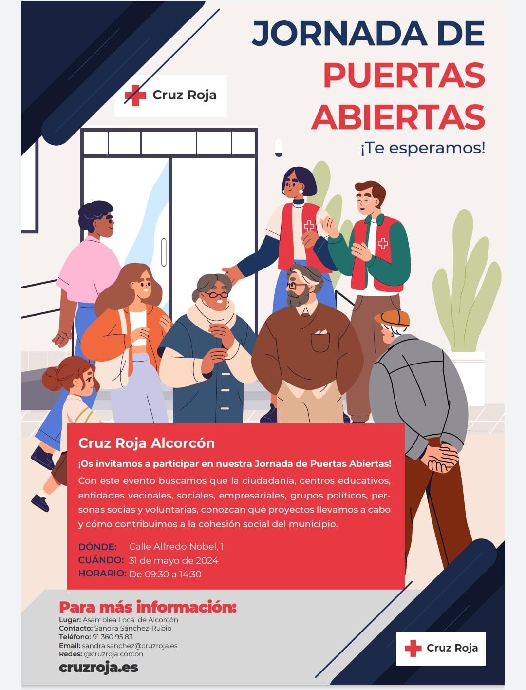 Cruz Roja Alcorcón organiza una Jornada de Puertas Abiertas