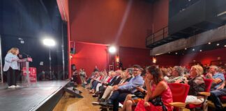 Mitin del PSOE en el Centro Cívico Los Pinos de Alcorcón para las Elecciones Europeas