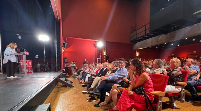 Mitin del PSOE en el Centro Cívico Los Pinos de Alcorcón para las Elecciones Europeas