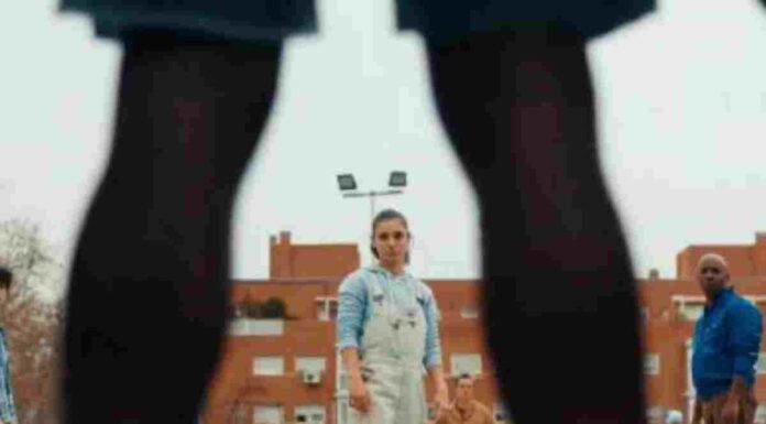 Tania Benito, la jugadora del Alcorcón FSF que protagoniza este anuncio junto a Bellingham