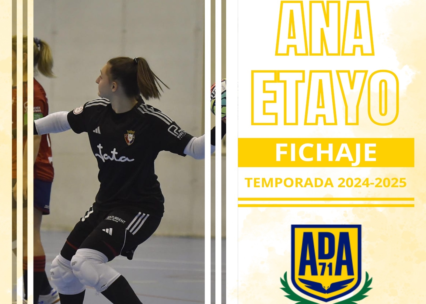 Ana Etayo defenderá la portería del Alcorcón de fútbol sala femenino la próxima temporada