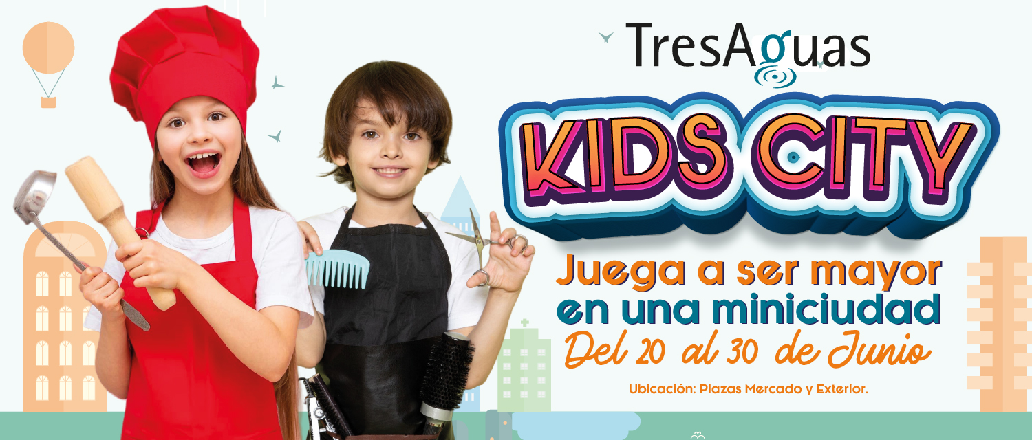 'Kids City' una propuesta de ocio para los más pequeños en Alcorcón gracias al Centro Comercial TresAguas