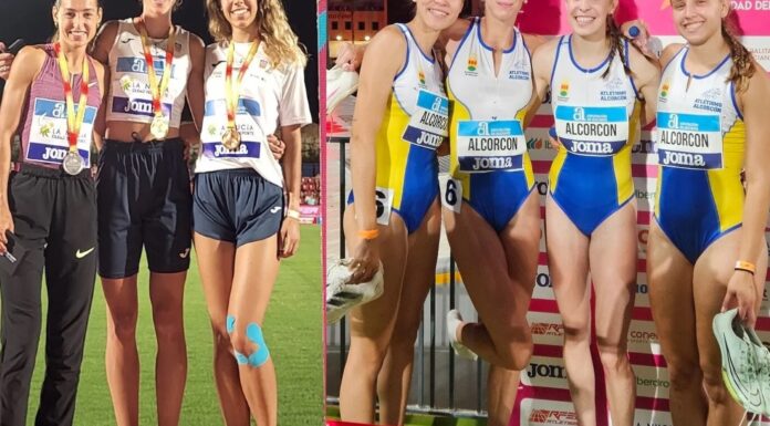 El atletismo de Alcorcón brilla en el Campeonato de España