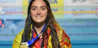 Futura estrella del deporte nacional. La jugadora del CN Alcorcón, Daniela Pajares, campeona del mundo de waterpolo sub-16