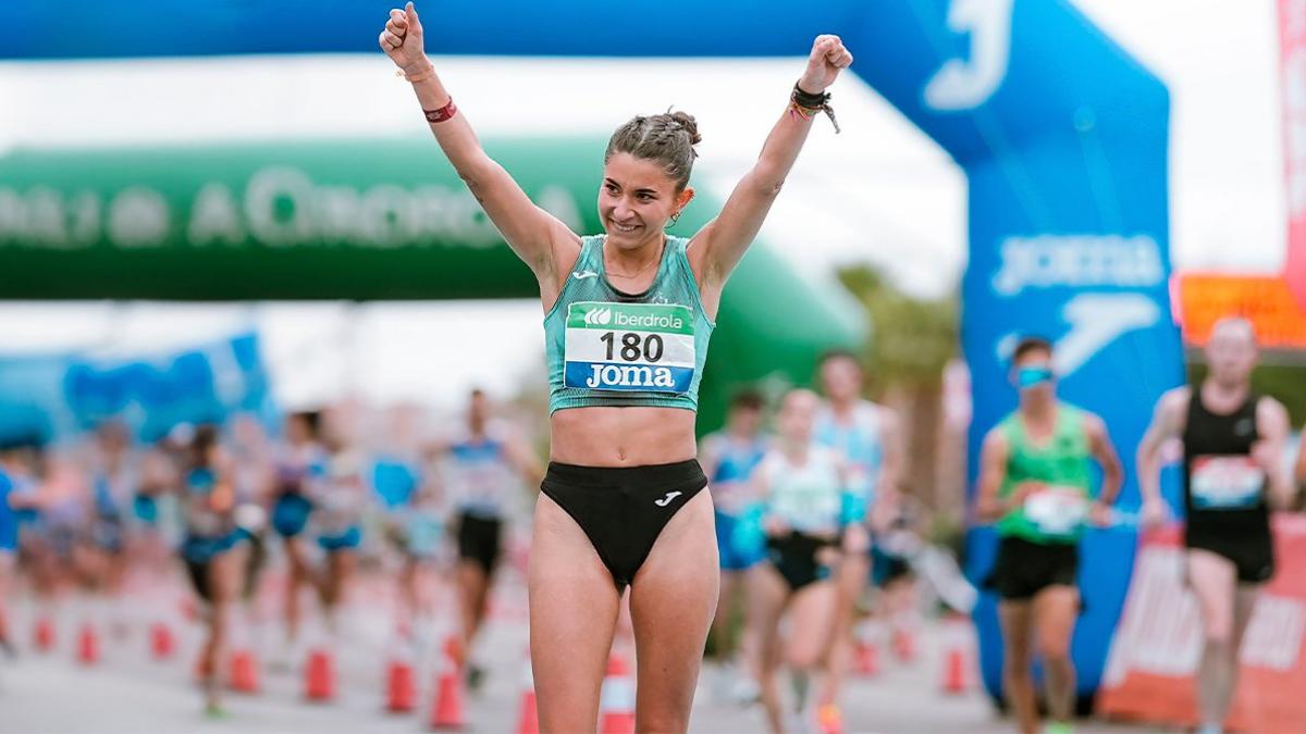 La atleta de Alcorcón, Lucía Redondo, se proclama Campeona de España sub-23 en 10 km marcha