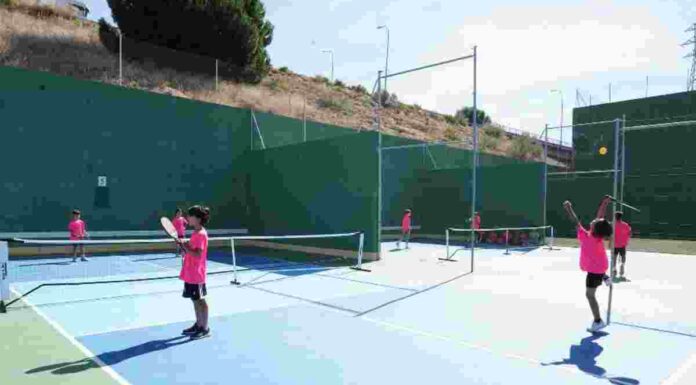 Alcorcón estrena 8 pistas de Pickleball, el deporte de moda