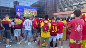 Los vecinos de Alcorcón vivieron el gran triunfo de España en la Eurocopa