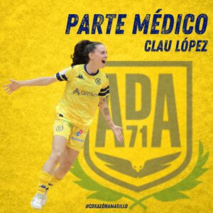 Grave lesión de Clau López, una de las estrellas del Alcorcón FSF